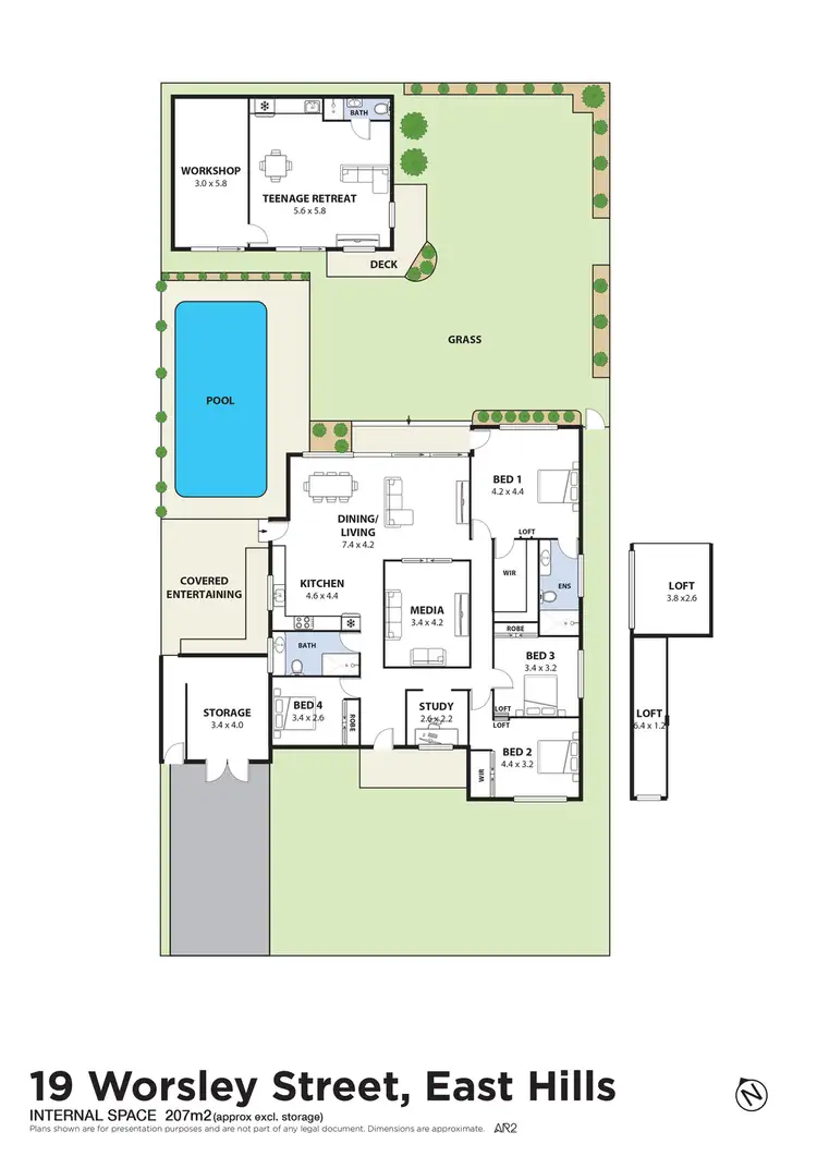 Floorplan of Homely house listing, 19 Worsley Avenue, East Hills NSW 2213