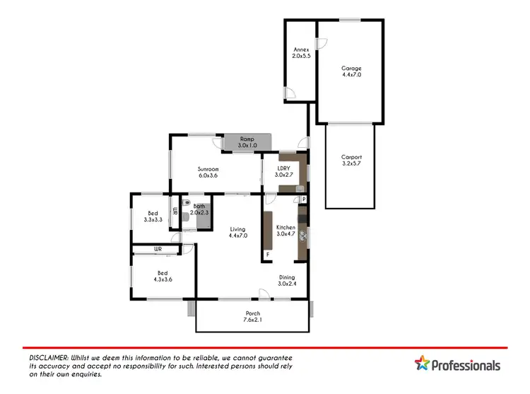 Floorplan of Homely house listing, 46 Second Street, Warragamba NSW 2752