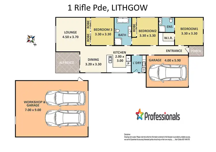 Floorplan of Homely house listing, 1 Rifle Parade, Lithgow NSW 2790