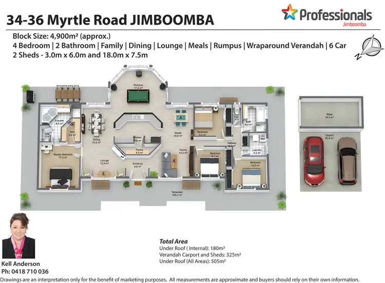 Floorplan of Homely house listing, 34-36 Myrtle Road, Jimboomba QLD 4280