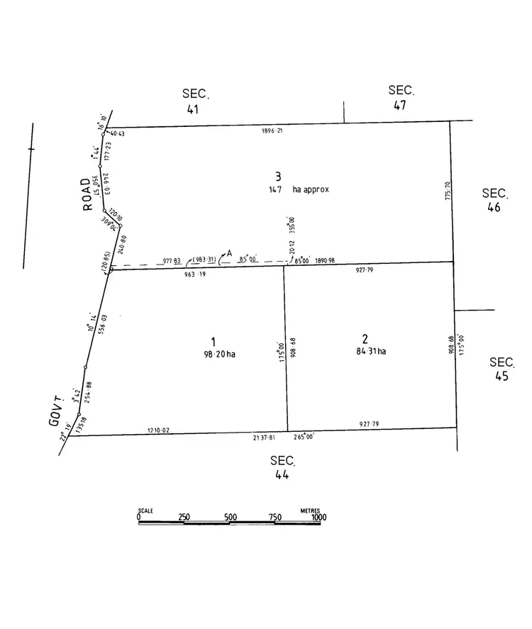 Floorplan of Homely land listing, LOT Lot, 2 Old Salt Lake Road, Haines SA 5223