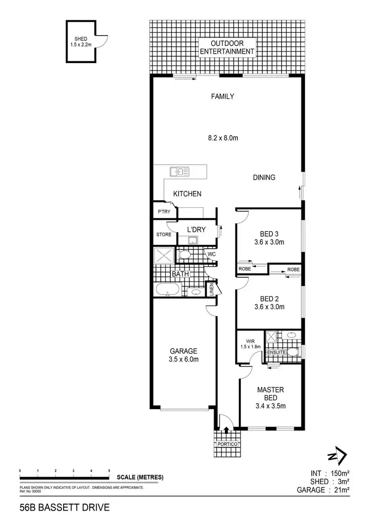Floorplan of Homely house listing, 56 Bassett Drive, Strathfieldsaye VIC 3551