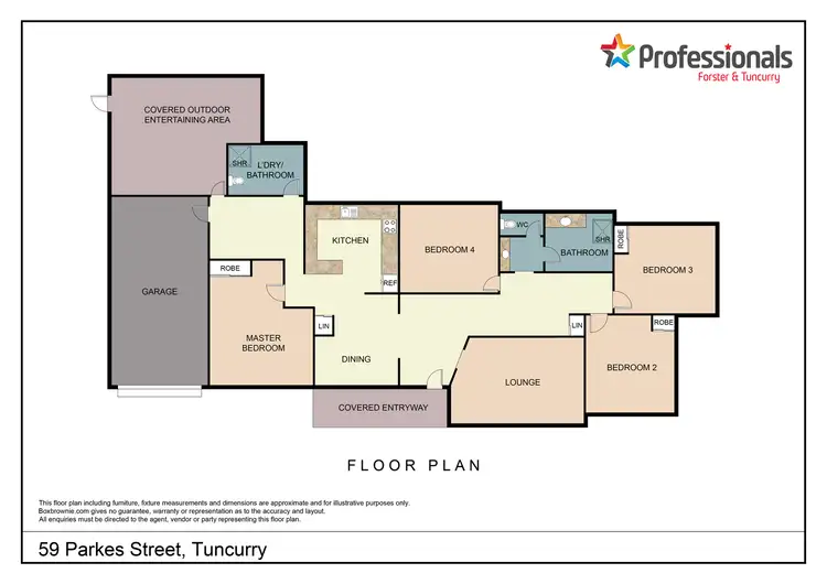 Floorplan of Homely house listing, 59 Parkes Street, Tuncurry NSW 2428