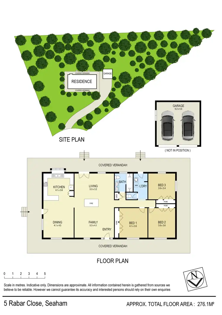 Floorplan of Homely house listing, 5 Rabar Close, Seaham NSW 2324
