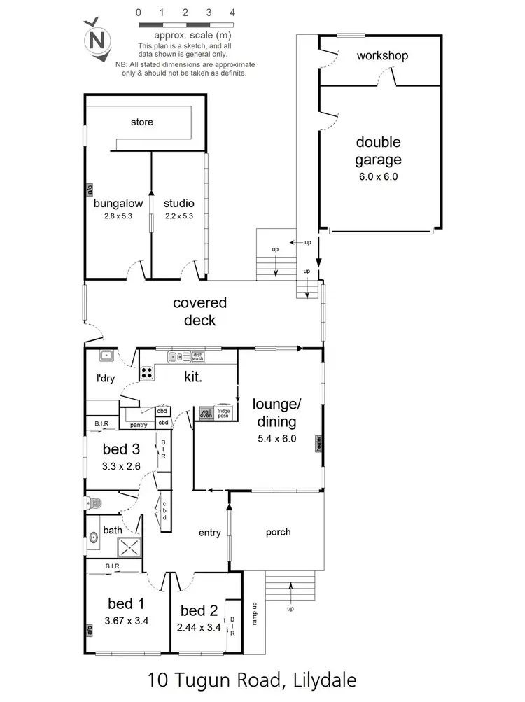 Floorplan of Homely house listing, 10 Tugun Road, Lilydale VIC 3140