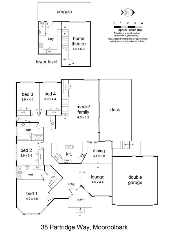 Floorplan of Homely house listing, 38 Partridge Way, Mooroolbark VIC 3138