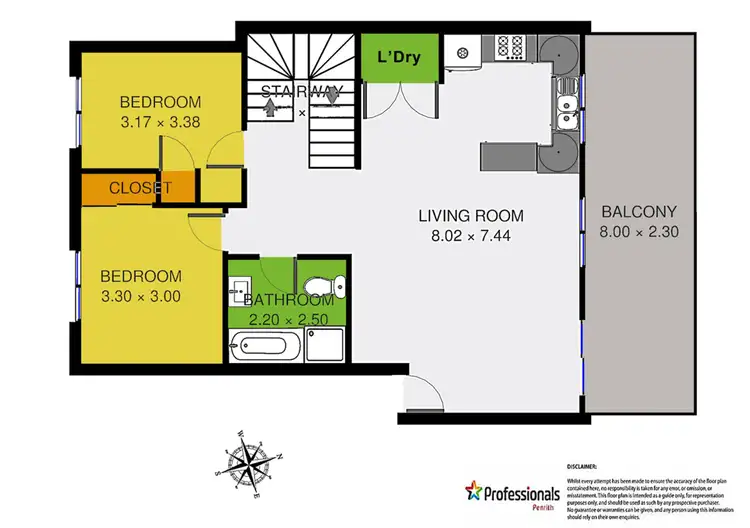 Floorplan of Homely unit listing, 19/13-17 Regentville Road, Jamisontown NSW 2750