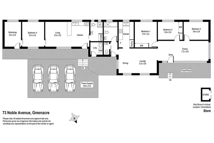 Floorplan of Homely house listing, 73 Noble Avenue, Greenacre NSW 2190
