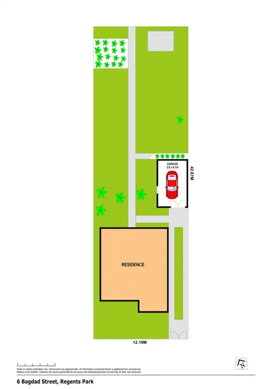 Floorplan of Homely house listing, 6 Bagdad Street, Regents Park NSW 2143