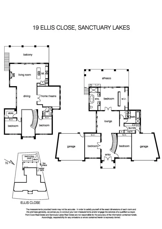 Floorplan of Homely house listing, 19 Ellis Close, Sanctuary Lakes VIC 3030