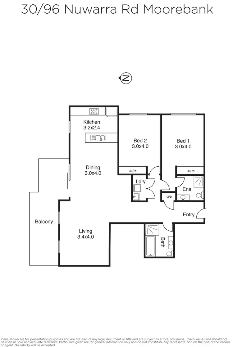 Floorplan of Homely unit listing, 30/96-98 Nuwarra Road, Moorebank NSW 2170
