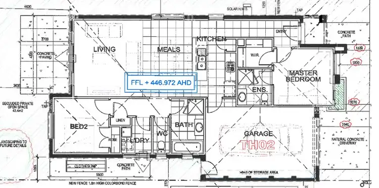 Floorplan of Homely townhouse listing, 2/621 York Street, Ballarat East VIC 3350