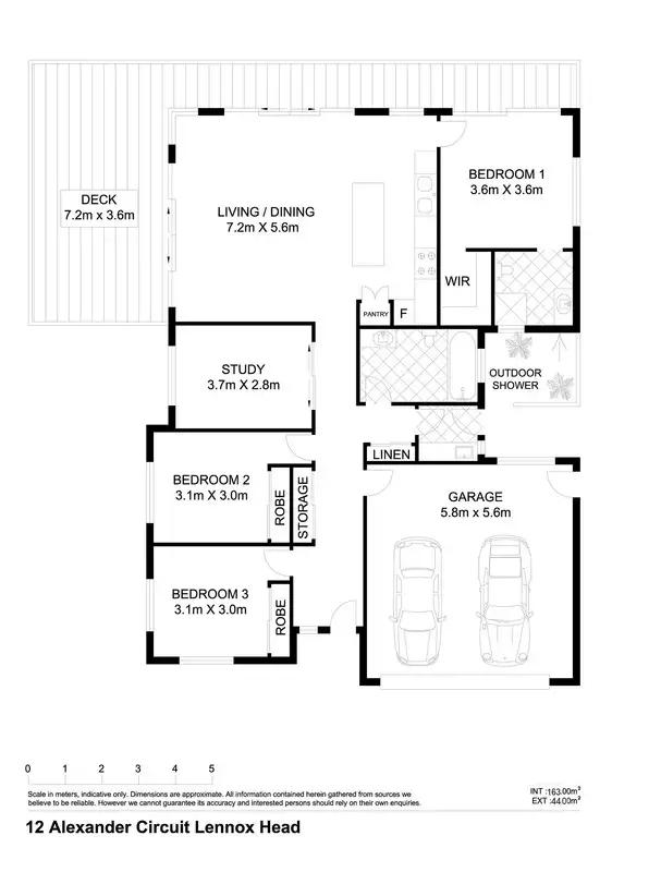 Floorplan of Homely house listing, 12 Alexander Circuit, Lennox Head NSW 2478