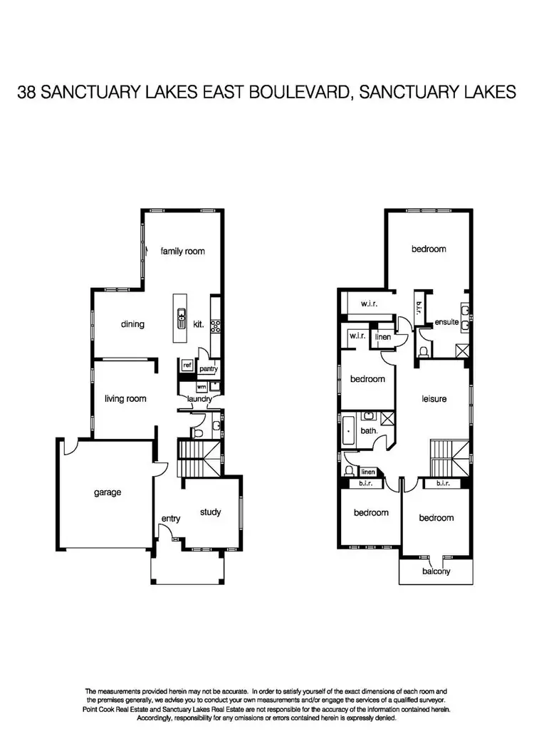 Floorplan of Homely house listing, 38 Sanctuary Lakes East Boulevard, Sanctuary Lakes VIC 3030