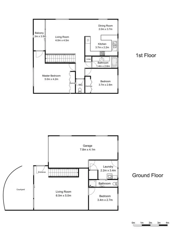 Floorplan of Homely townhouse listing, 3/73 Bayview Drive, East Ballina NSW 2478