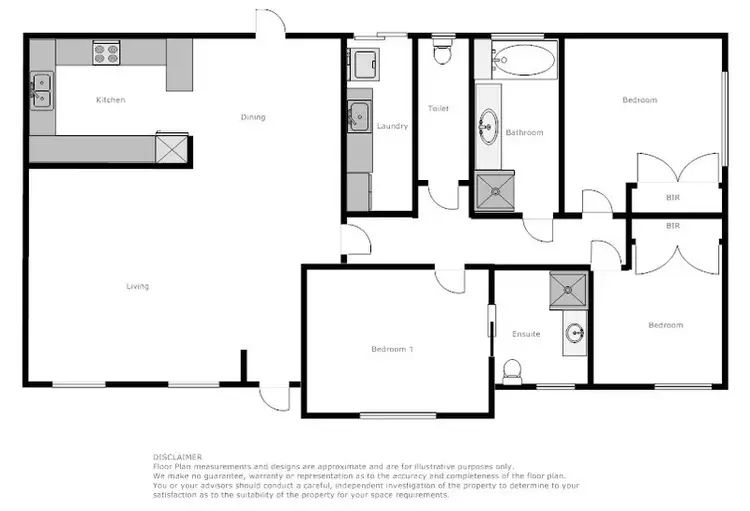 Floorplan of Homely house listing, 7 Belle Gardens Drive, Mildura VIC 3500