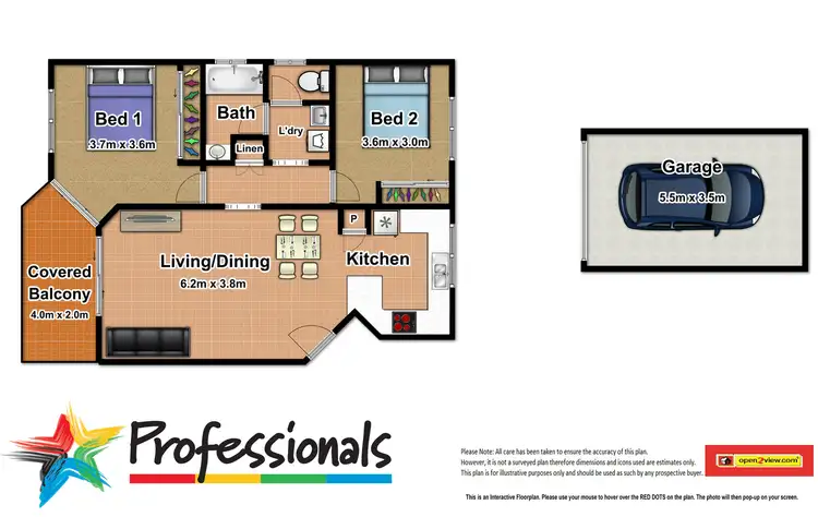 Floorplan of Homely unit listing, 5/367 Mcleod Street, Cairns North QLD 4870