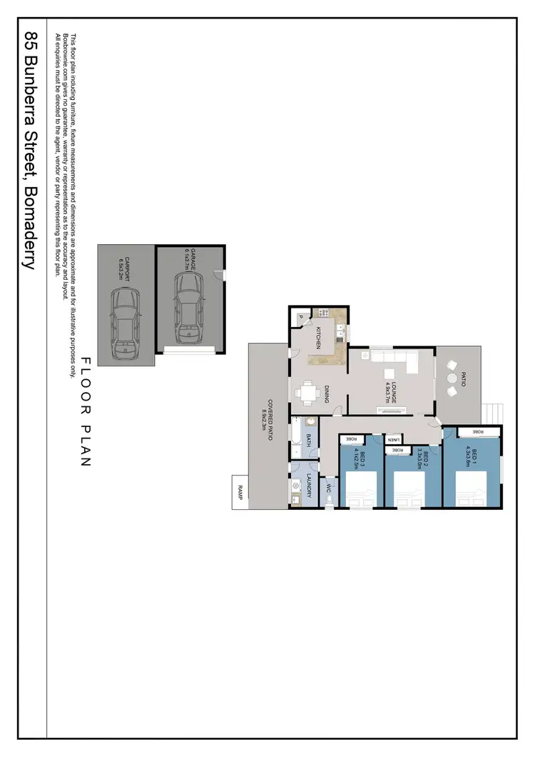 Floorplan of Homely house listing, 85 Bunberra Street, Bomaderry NSW 2541
