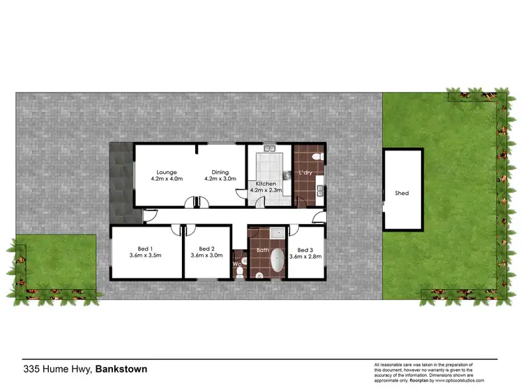 Floorplan of Homely house listing, 335 Hume Highway, Bankstown NSW 2200