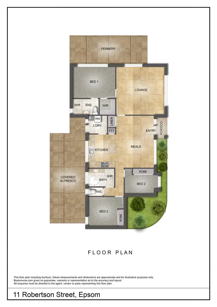 Floorplan of Homely house listing, 11 Robertson Street, Epsom VIC 3551
