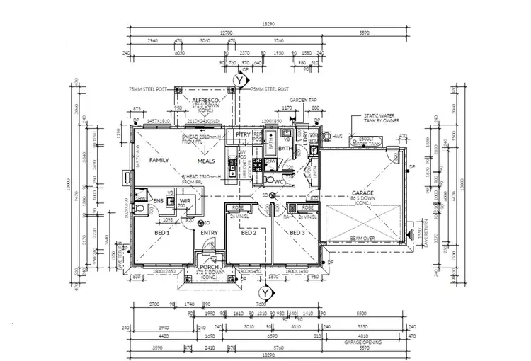 Floorplan of Homely house listing, 9 Central Court, Maryborough VIC 3465