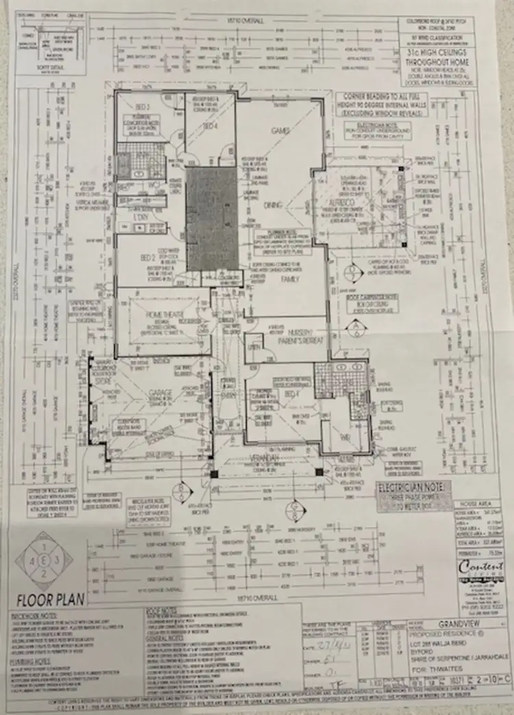 Floorplan of Homely house listing, 3 Walja Bend, Byford WA 6122