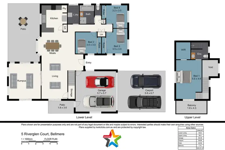 Floorplan of Homely house listing, 5 Riverglen Court, Bellmere QLD 4510