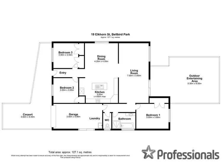 Floorplan of Homely house listing, 19 Elkhorn Street, Bellbird Park QLD 4300