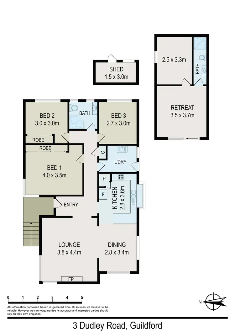 Floorplan of Homely house listing, 3 Dudley Road, Guildford NSW 2161