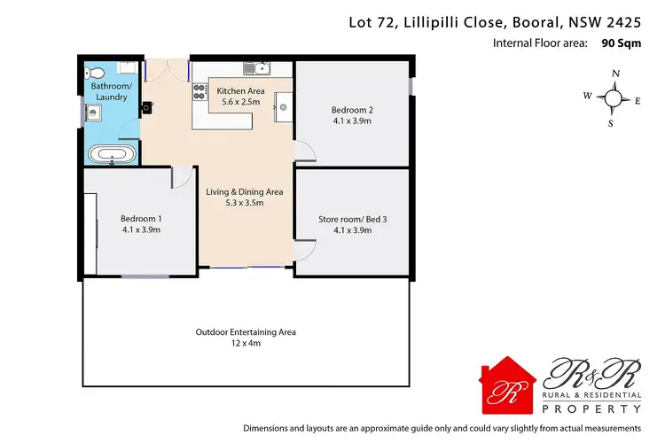 Floorplan of Homely rural property listing, Lot/72 Lilli Pilli Close, Booral NSW 2425