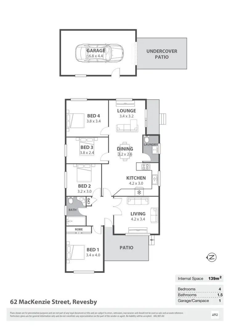 Floorplan of Homely house listing, 62 Mackenzie Street, Revesby NSW 2212