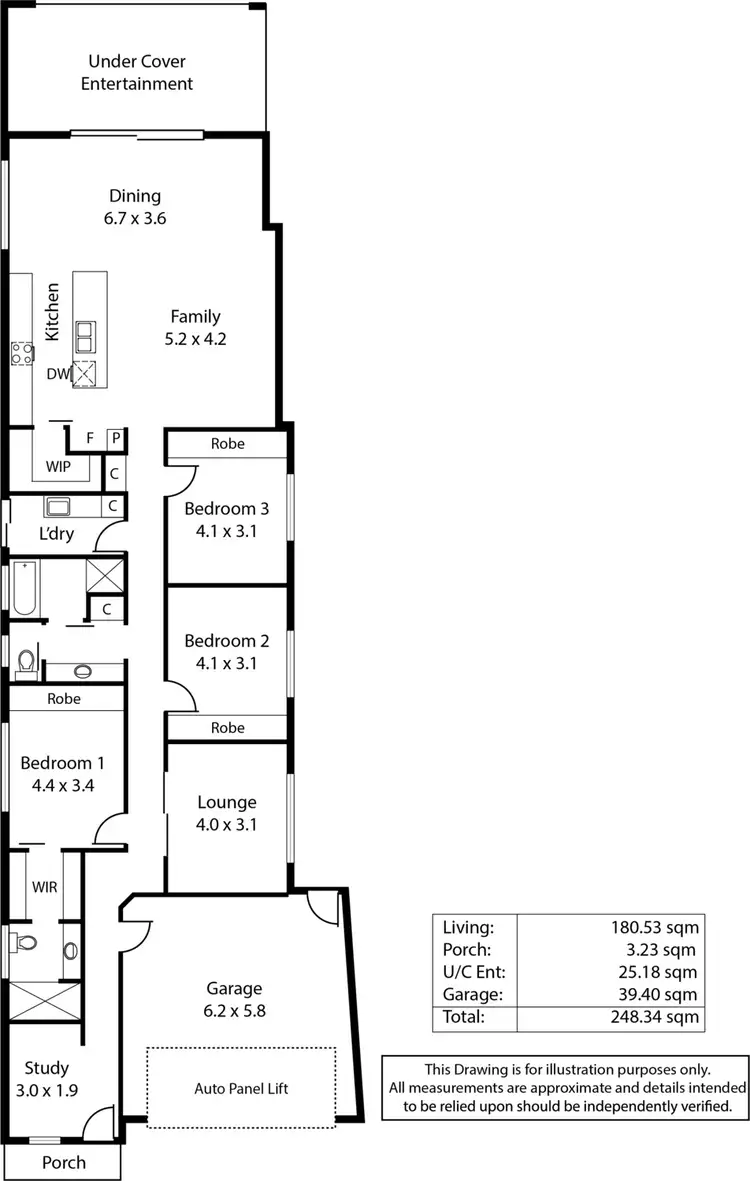 Floorplan of Homely house listing, 1 Hobart Road, Henley Beach South SA 5022
