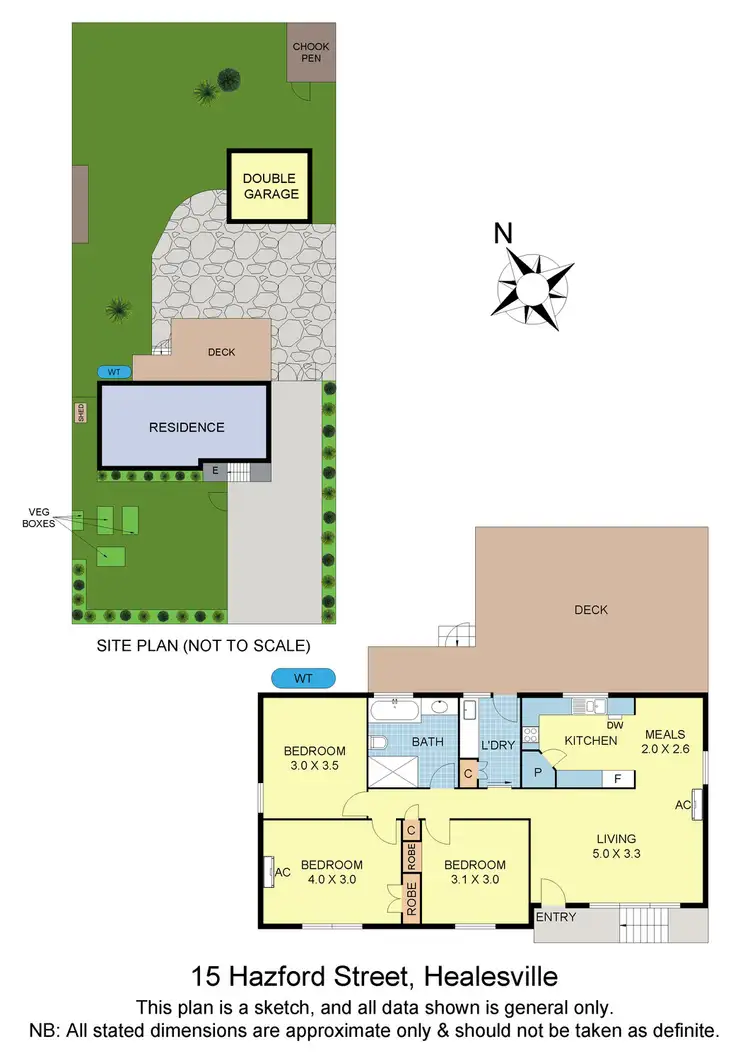 Floorplan of Homely house listing, 15 Hazford Street, Healesville VIC 3777