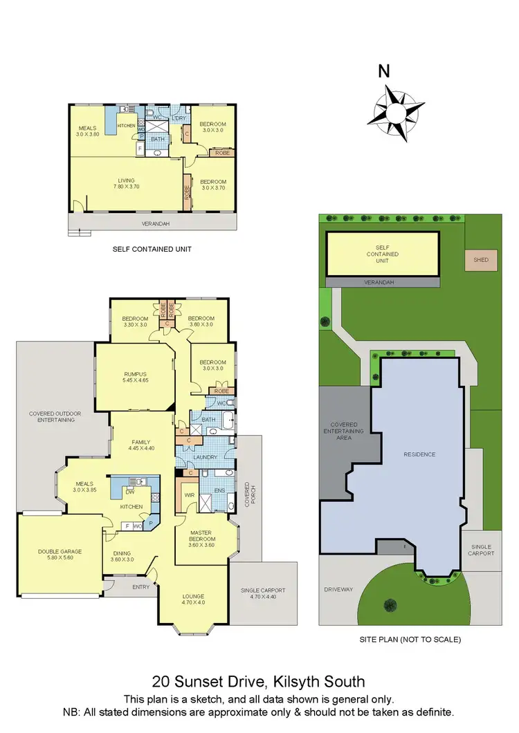 Floorplan of Homely house listing, 20 Sunset Drive, Kilsyth South VIC 3137