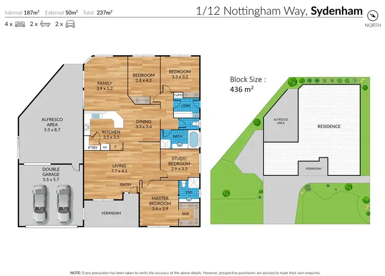 Floorplan of Homely house listing, 1/12 Nottingham Way, Sydenham VIC 3037