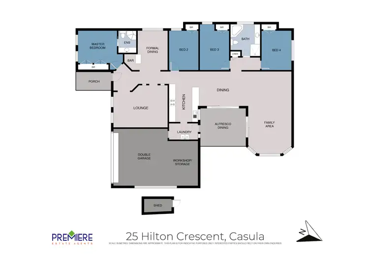 Floorplan of Homely house listing, 25 Hilton Crescent, Casula NSW 2170