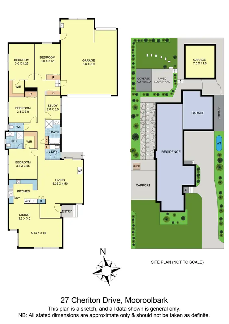 Floorplan of Homely house listing, 27 Cheriton Drive, Mooroolbark VIC 3138