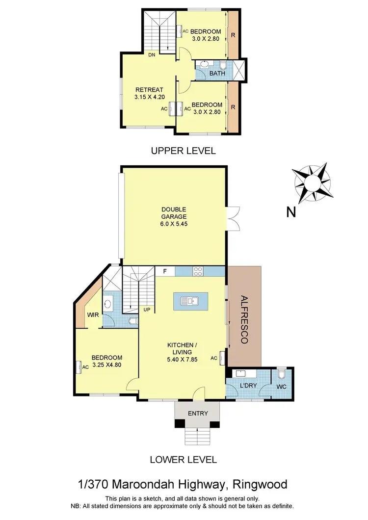Floorplan of Homely unit listing, 1 & 2/370 Maroondah Highway, Ringwood VIC 3134