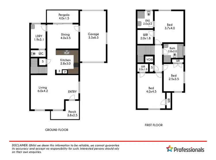 Floorplan of Homely townhouse listing, 33/39 Regentville Road, Glenmore Park NSW 2745