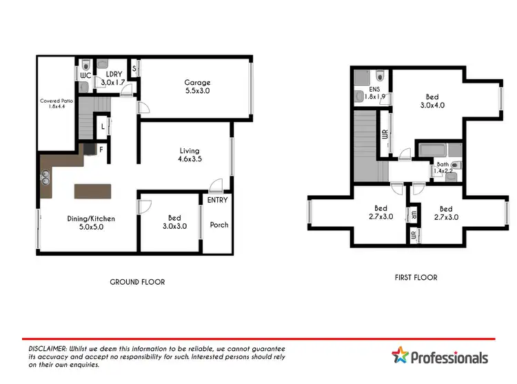 Floorplan of Homely townhouse listing, 15/13-17 Wilson Street, St Marys NSW 2760