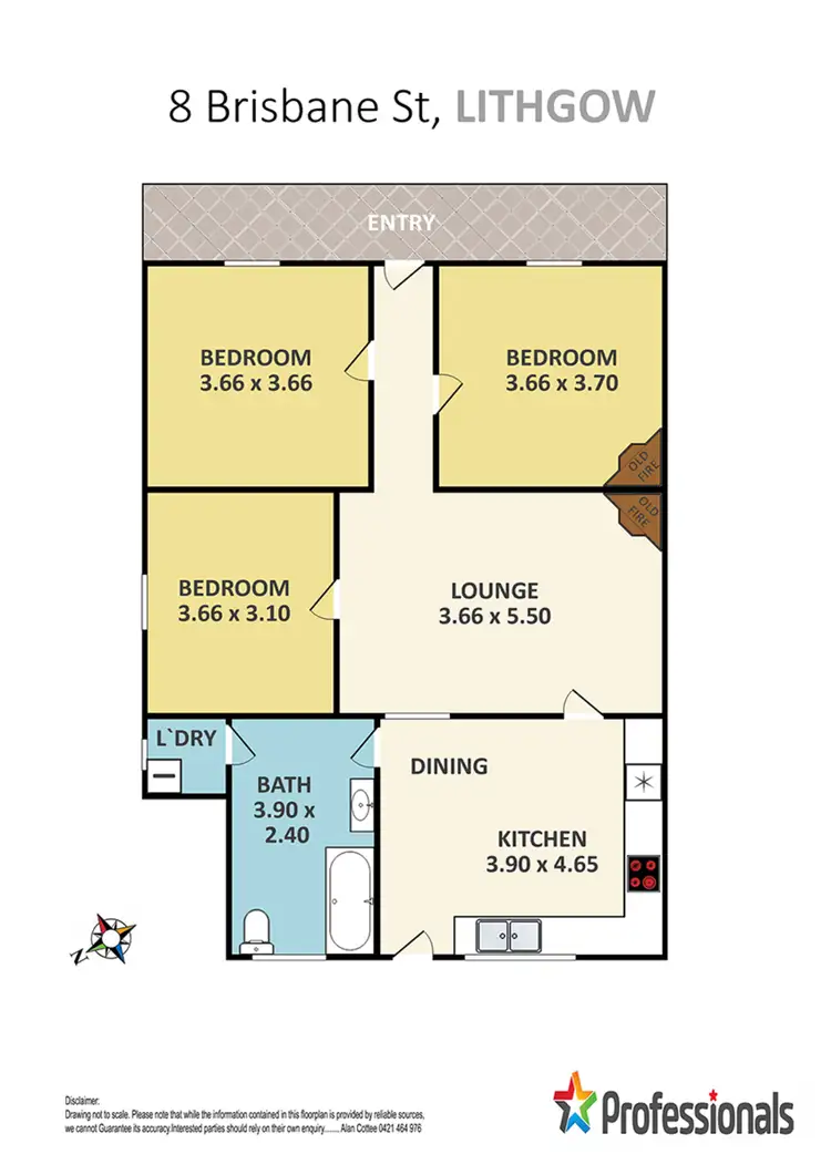 Floorplan of Homely house listing, 8 Brisbane Street, Lithgow NSW 2790