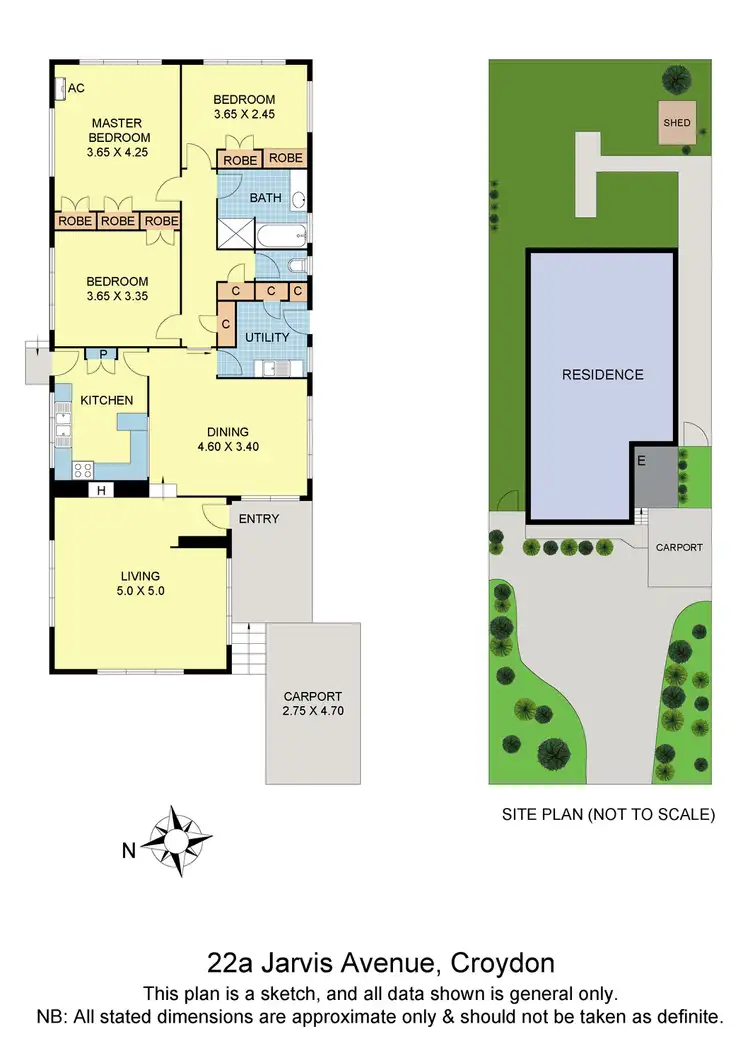 Floorplan of Homely house listing, 22A Jarvis Avenue, Croydon VIC 3136