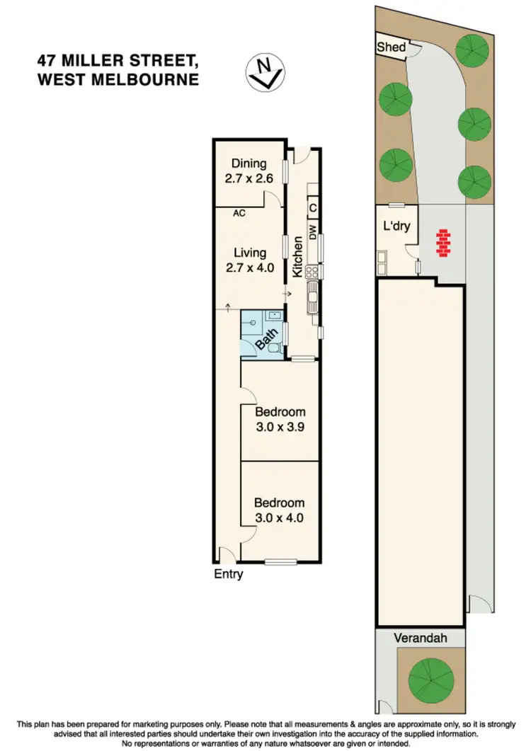 Floorplan of Homely house listing, 47 Miller Street, West Melbourne VIC 3003
