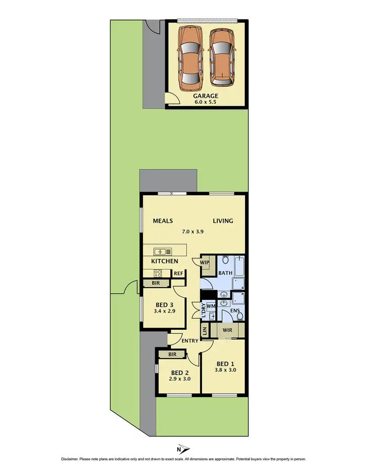 Floorplan of Homely house listing, 1 Olivetree Loop, Craigieburn VIC 3064