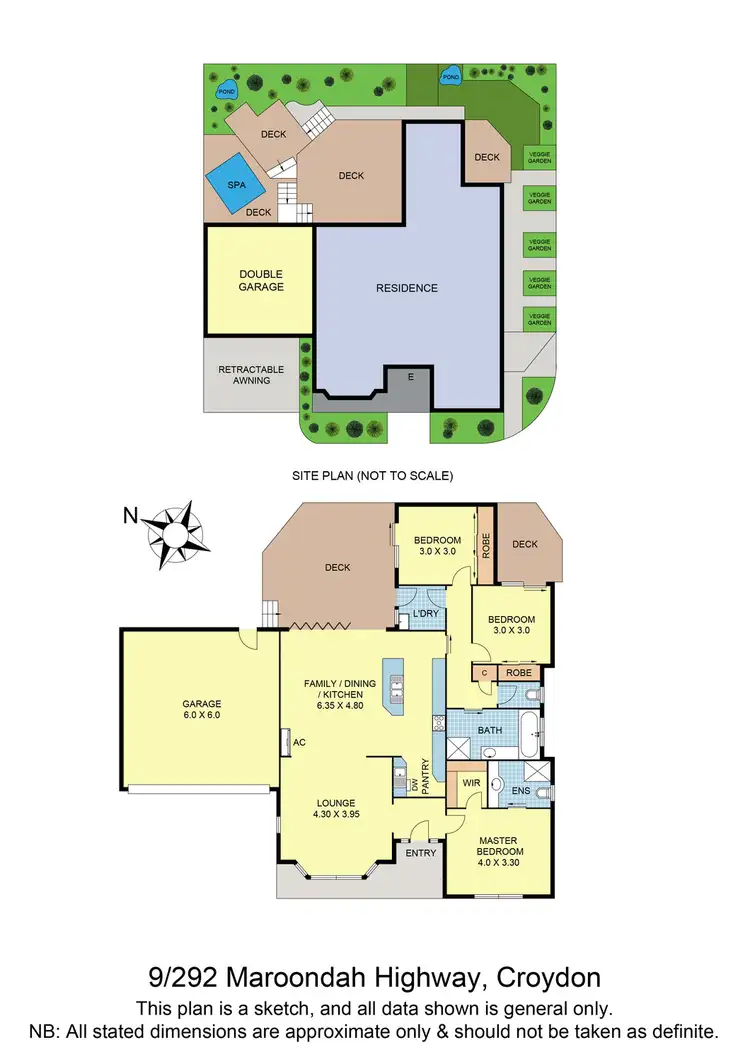 Floorplan of Homely house listing, 9/292 Maroondah Highway, Croydon VIC 3136