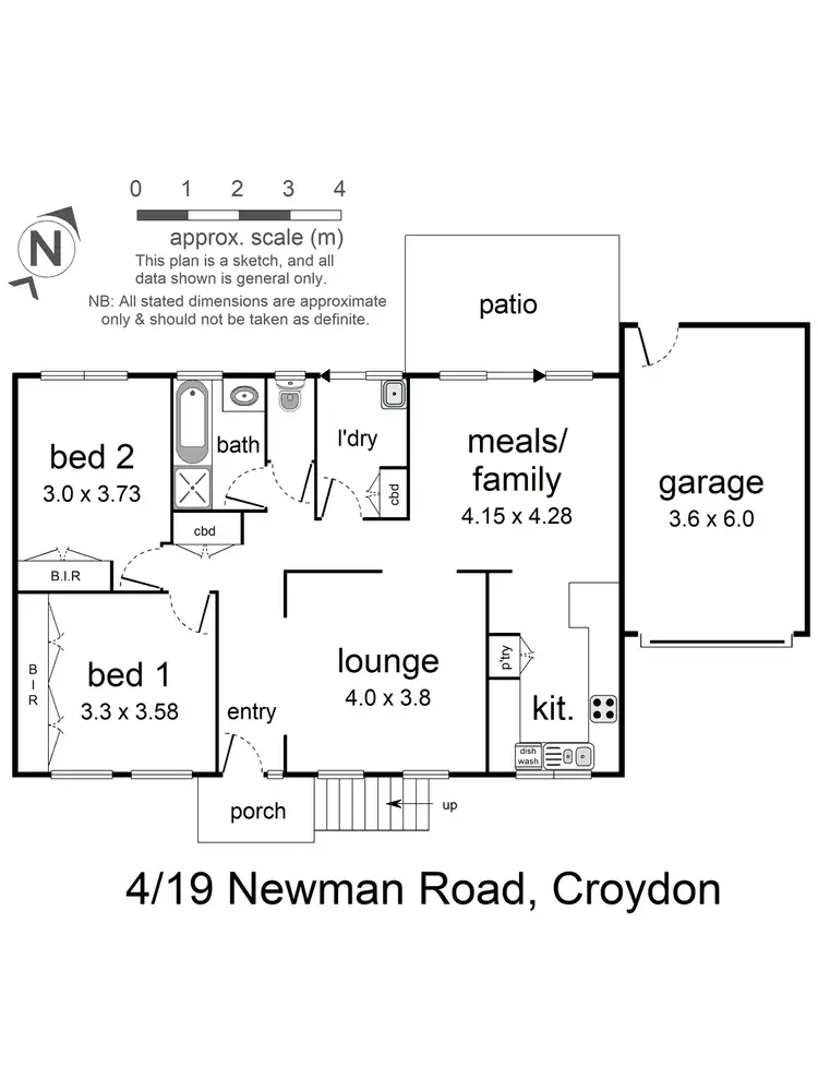 Floorplan of Homely unit listing, 4/19 Newman Road, Croydon VIC 3136