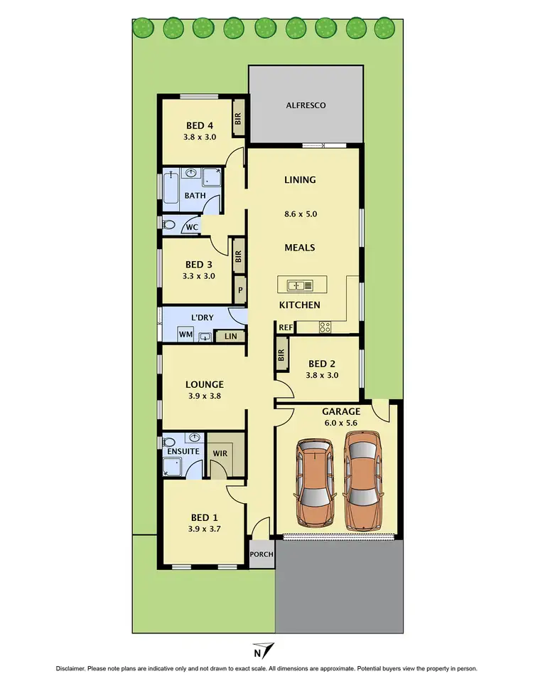 Floorplan of Homely house listing, 23 Cockatiel Circuit, Craigieburn VIC 3064