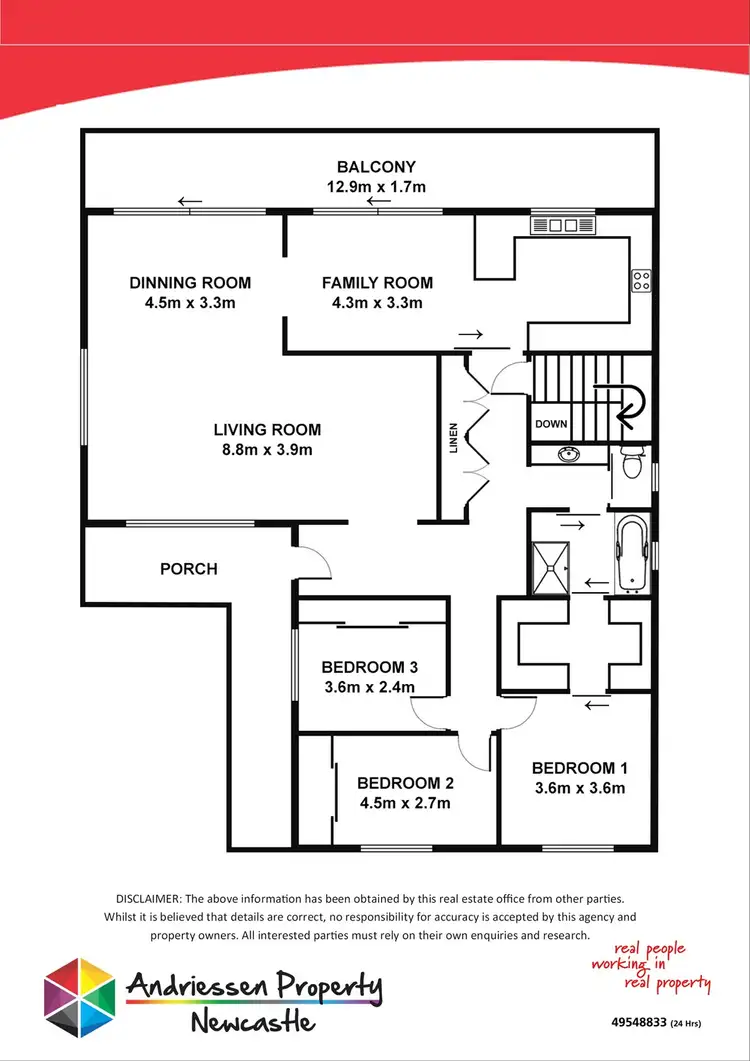 Floorplan of Homely house listing, 8 Barrett Avenue, Garden Suburb NSW 2289