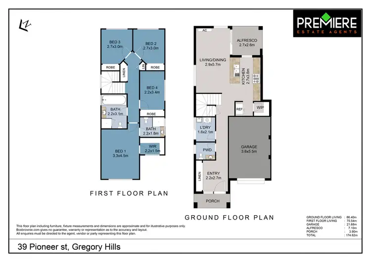 Floorplan of Homely house listing, 39 Pioneer Street, Gregory Hills NSW 2557