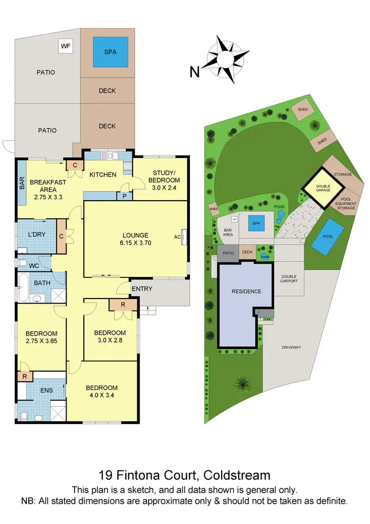 Floorplan of Homely house listing, 19 Fintona Court, Coldstream VIC 3770